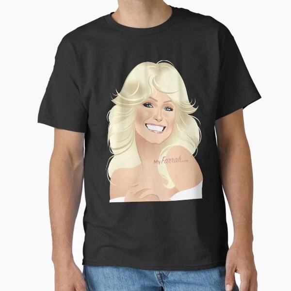 Farrah Fawcett White Head And Shoulders Classic Made In Usaaus Tshirt S2xl S