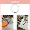 Bijoux de chaîne faits main style rétro chinois avec accents de pierres naturelles pour un port unisexe