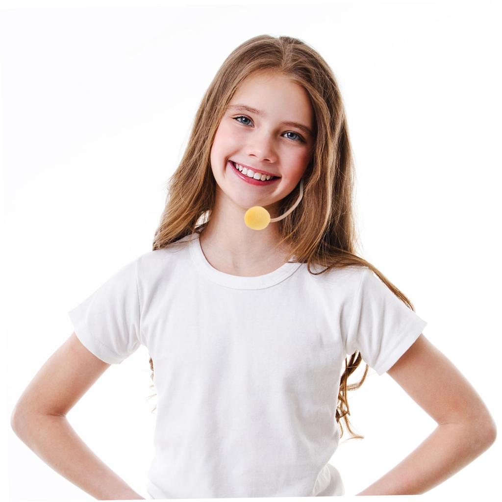 ERINGOGO Kids Singing Headset Microphone Lip Sync Flexible Lightweight Comfortable for School Events Stage Performances