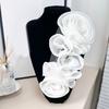 Elegant Rose Flower Appliques Large Flower Handcraft Project Making Accessories