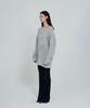 Deoaeteus Loose Fit Damage Knit Pullover_Grey
