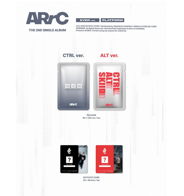ARrC Single Album CTRL+ALT+SKIID – 2 Versions