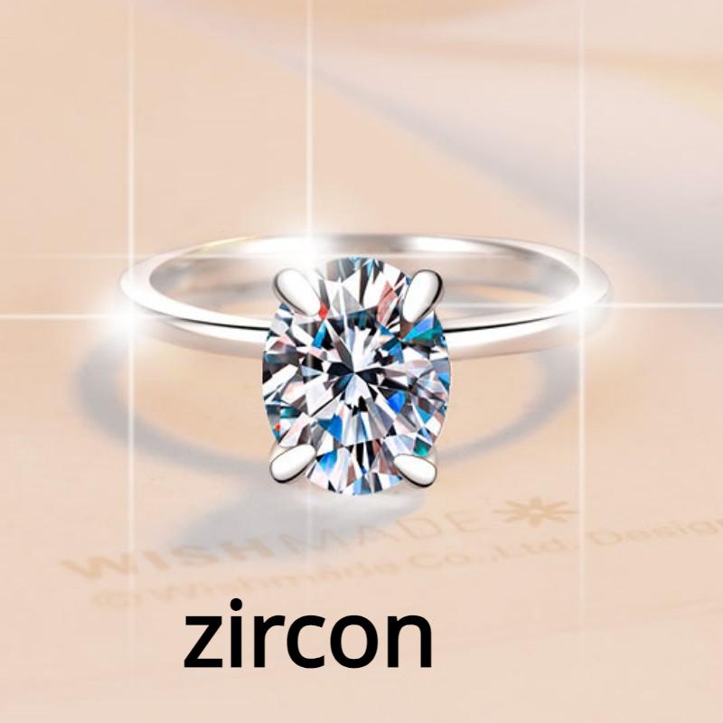 

Кольцо с муассанитом цвета D, овальное кольцо с муассанитом 2 карата, кольцо из стерлингового серебра S925, обручальное кольцо, обручальное кольцо, подарок для подруги 9