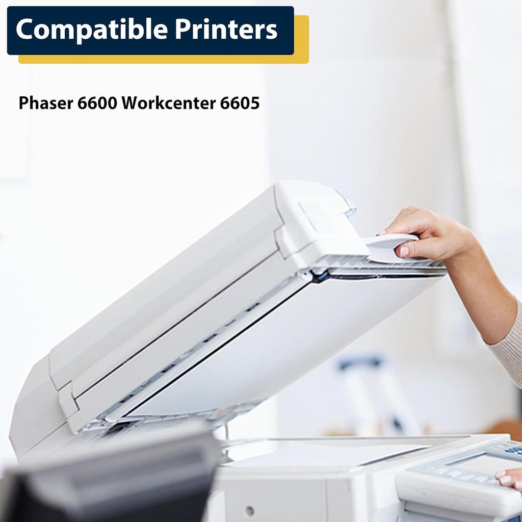 106R02228 Toner Cartridge Compatible for Phaser 6600 WorkCentre 6605 Extra High Capacity Toner-Cartridge (8000 Pages,Black)