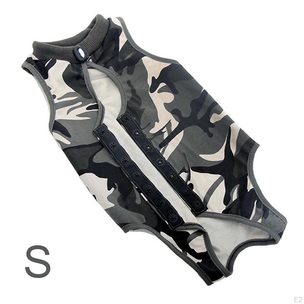 Cat Recovery Suit Full Coverage after Surgery Wear Pet Costume Post Operative Vest for Cats