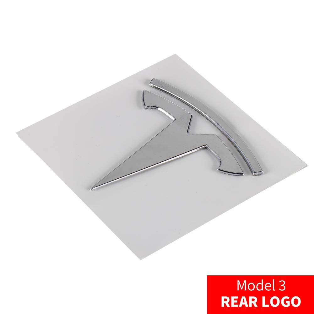 AMG1 Font Tesla logo Model 3/Y Styling Car Front Hood Badge Stickers Rear Trunk Emblem Accessories Auto Replacement Decoration Decals