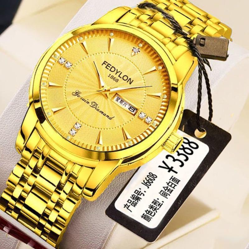 Fatiron men's watch men's business brand automatic mechanical watch luminous waterproof quartz men's watch