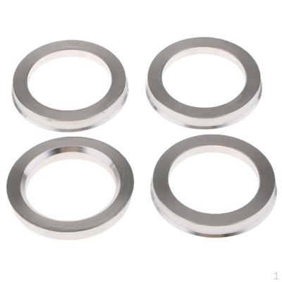 4Pcs Heavy Duty Spigot Rings 7.31-54.1mm Wheel Hub Center Bore Adapters