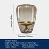 LED Table Lamp Bedroom Bedside Lamp Minimalist Art Decoration Designer Glass Desk Light