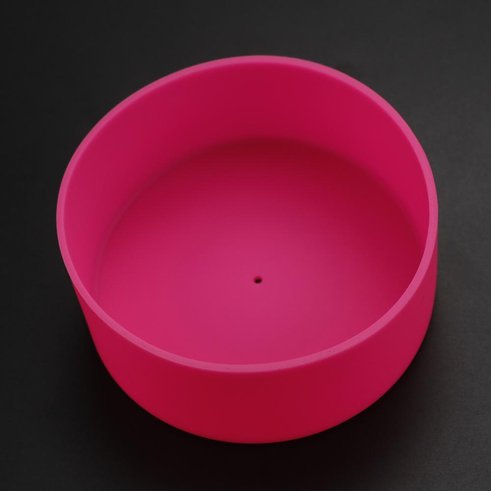 1pc 9.5cm For Better Life Soft Silicone Cup Bottom Sheath Protector Sleeve For Glass Water Tea Bottle Anti Damage Accessories