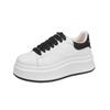 High-end little white shoes women's spring and autumn 2025 new popular versatile small thick-soled height-increasing sports and leisure board shoes