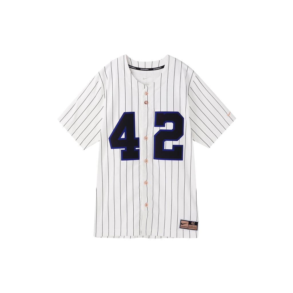 Nike Digital Stripe Button-Down Short-Sleeve T-Shirt Men Tops White FJ2291-121