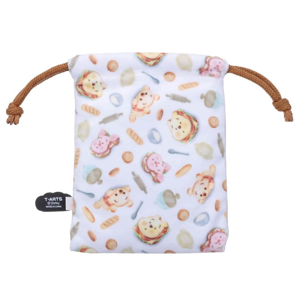 TAKARATOMY A.R.T.S Disney Character Nui Bread Drawstring Bag Character Bread Sandwich Pooh & Piglet