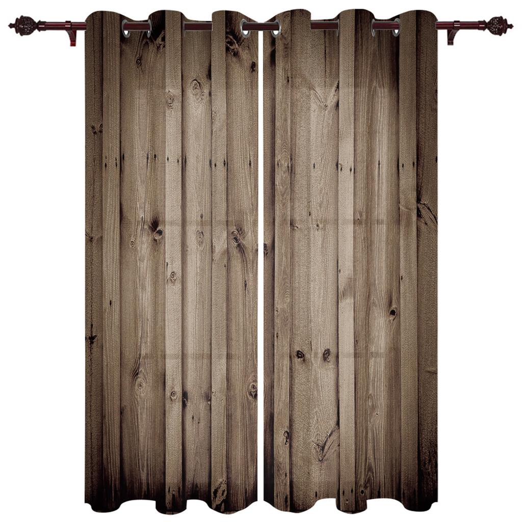 Barn Gate Retro Decoration Home Curtains Household Goods Living Room Bedroom Curtain