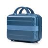 14"/19" 2-piece ABS spinner luggage set with combination lock & 14" cosmetic bag (dark blue)