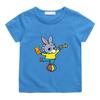 T-shirt per Bambini 100% Cotone Stampa Cartone Animato Trotro T-shirt a Maniche Corte Ragazzi Ragazze Quotidiana Casual Girocollo Bambino Piccolo Estate