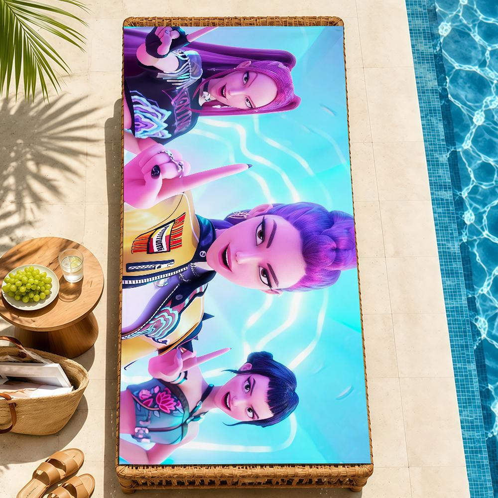 anime k-k-popS soft Beach Towel Trip swim d-demonS Pool bath h-hunters-S Gym M-Mira R-Rumi home room Z-Zoey meme Decor Gift