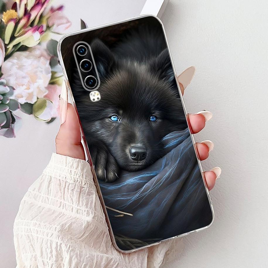 For Huawei P30 Case ELE-L29 ELE-L09 ELE-L04 Cover Luxury Dragon Cartoon Soft Silicone Clear Cover For Huawei P30 Pro P 30 Fundas