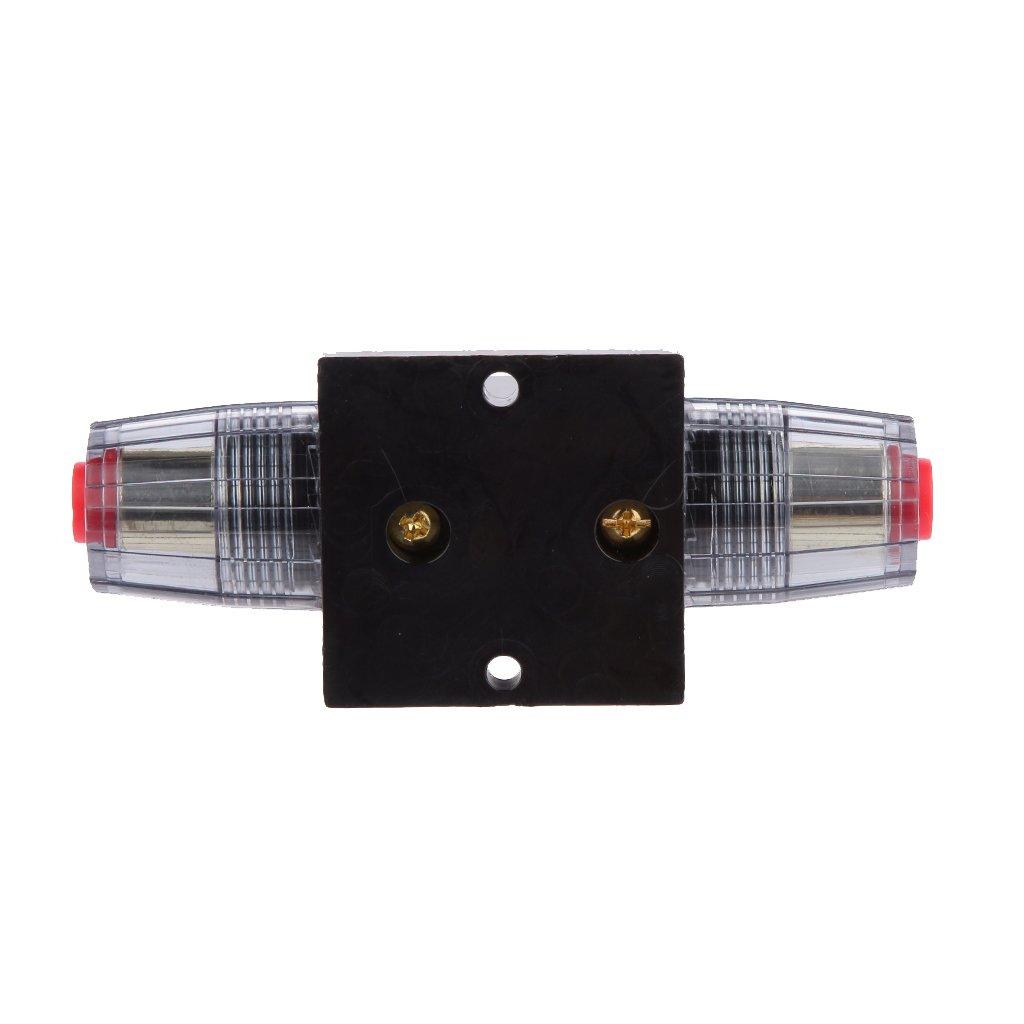 GUOOL Auto Car -24V Automatic Circuit Breaker, High Current /40/50/60A, Selectable Bike/Car Parts, Fuse Holder, 60A