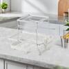 2 Layer Dish Drying Rack with Cup Holder for Kitchen Use