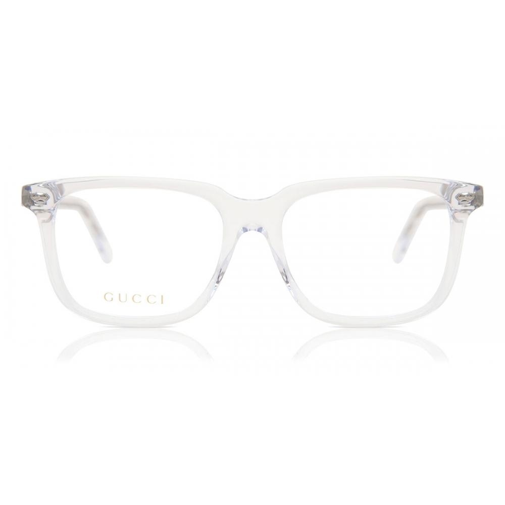 

Gucci Gg0737o 018 Men Eyeglasses Clear/53