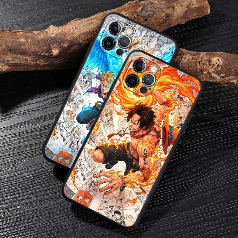 Ones Pieces Hot Manga Funda For iphone 17 Case For iPhone 16 15 11 12 13 Mini 17 Pro Max 16 15 Plus 17E 16E Air Case Soft Cover