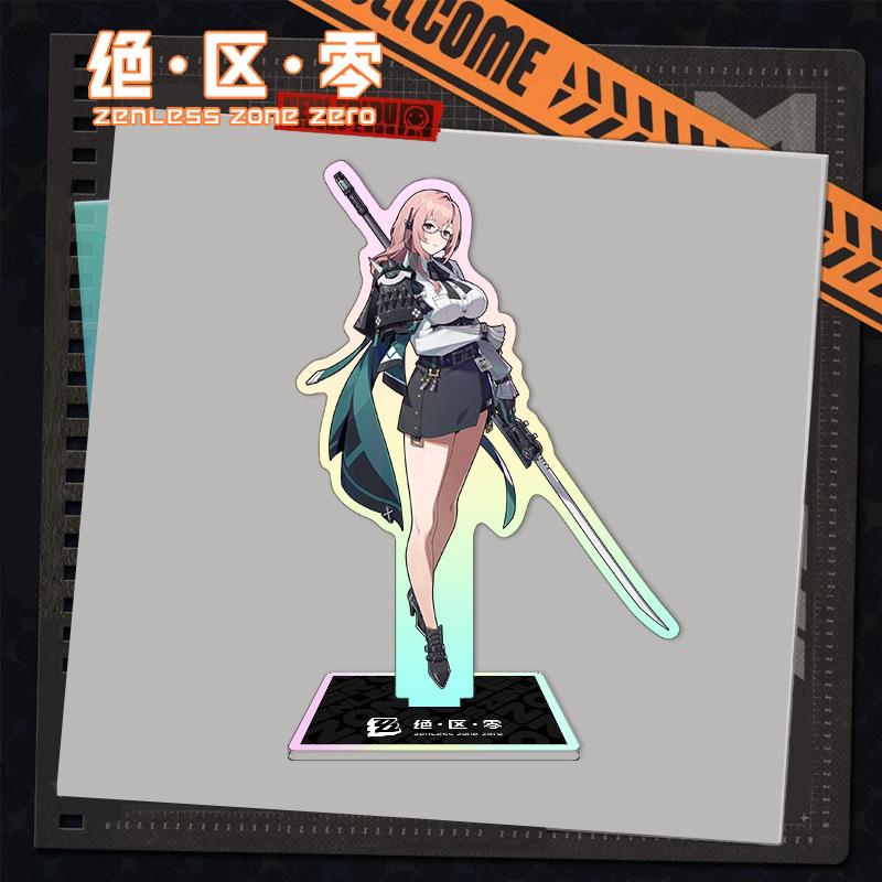 Zenless Zone Zero Nicole Demara Zhu Yuan Anime Acrylic Stand Sign Ellen Joe Ben Bigger Collect Desktop Decoration Keychain Gifts