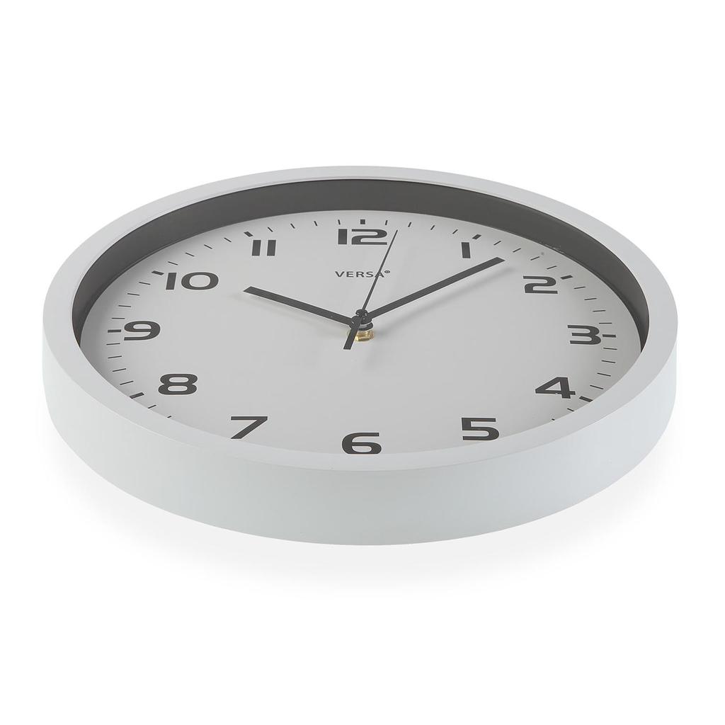 Weiße Küchenuhr 30,5 cm