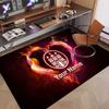 Maatwerk Tapijt FC St. Pauli Patroon Print Naam Tekst Zacht Antislip Vloerkleed voor Huis Binnen Decoratie