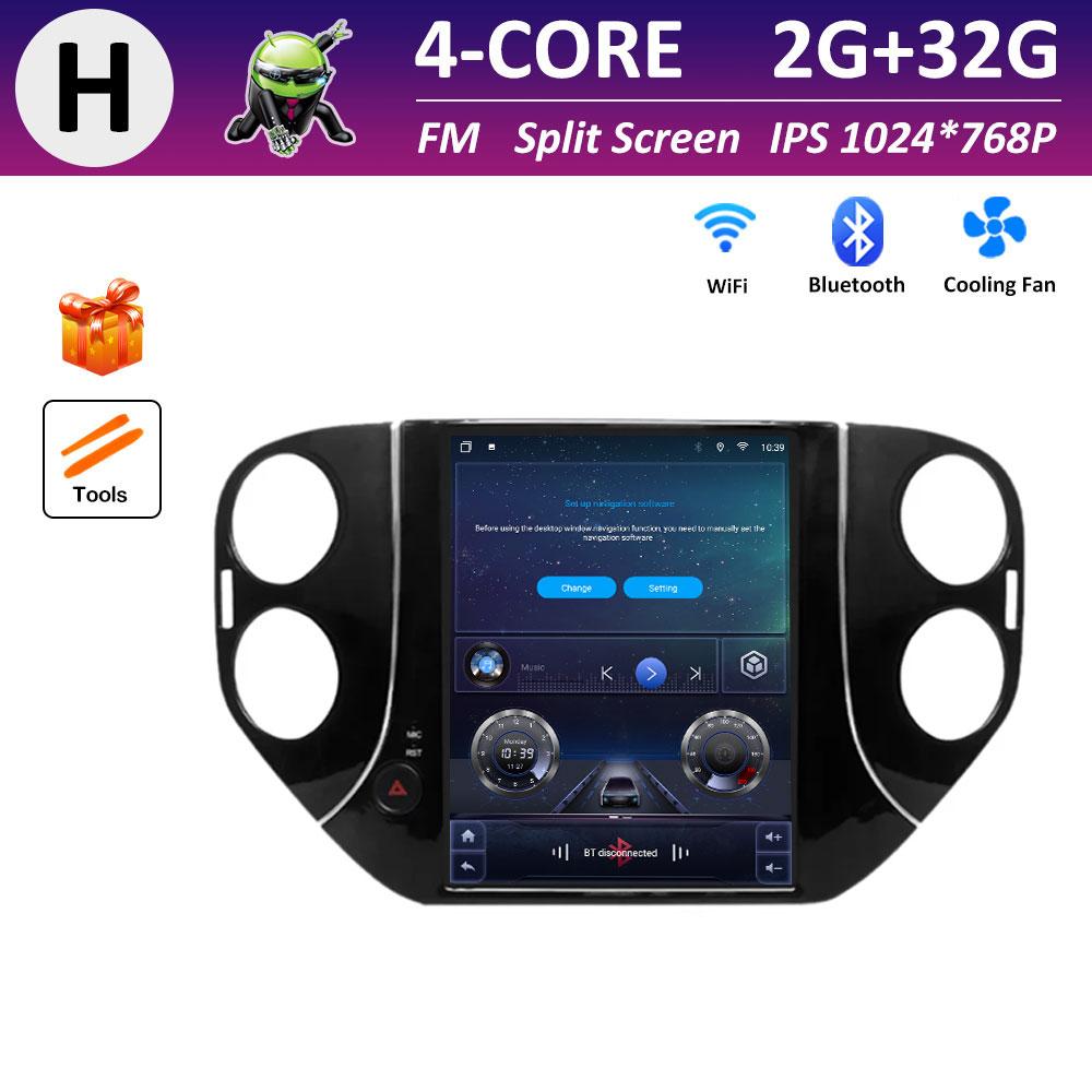 

IPS Сенсорный экран для Volkswagen Tiguan 1 NF 2007 2008 2009 2010 2011 - 2016 Android Интеллектуальная система GPS Навигация Головное устройство