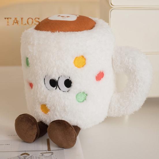 Coffee Cup Doll Plush Toy Interactive Design Doll Stress Relief Decorative Mini Pillow Doll Plush Ornament