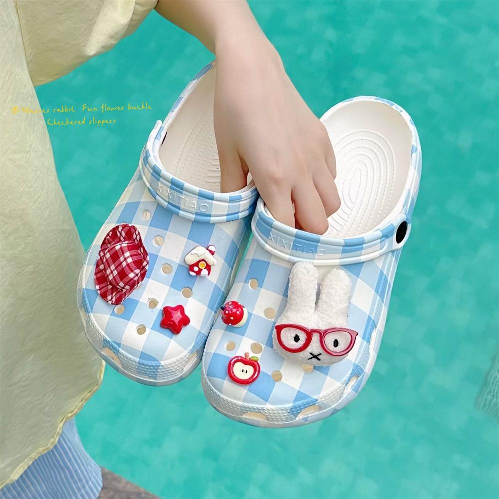 Fashion Slippers Casual Summer Women's Shoes Cover Toe Platform Shale Female Beach Slides Luxury Flat Sabot Fashion House Slippers Platf