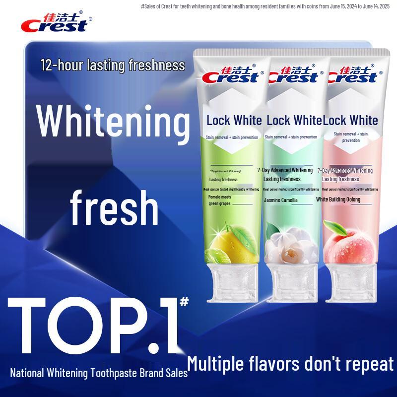 Crest Dual Essence Whitening Toothpaste 3-Pack