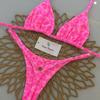 2024 European & American Lace-Up Halter Triangle Bikini – Sexy Beach Swimwear