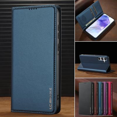 Business Magnetische Klapp Lederhülle Für iPhone 17 Air 16 15 14 Pro Max 16E 13 12 11 Pro XS Max XR X 8 7 Plus SE Karten Handyhülle