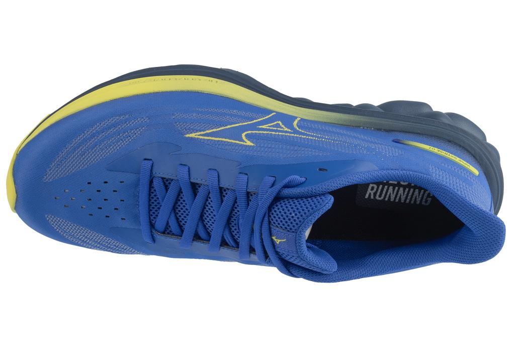 Mizuno Wave Skyrise 7, Blaue Laufschuhe für Herren