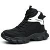 Women'S High Top Work Safety Boots Steel Toe Shoes Anti-Smash & Anti-Puncture Boots - Stylish, Lightweight For Logistics Work