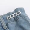 Jeans, Pin, Waistband, Tightening Tool, Waistband Button, Waistband Button. The Waist Circumference Has Been Adjusted To Be Larger And Smaller