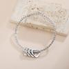 Cazador Trendy Personalized Bangles for Women Custom Names Symbol Date 1-5 Heart Charms Bracelet Stainless Steel Jewelry Gift