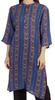 Moomaya Printed Womens Kurti 3 4 Sleeve Mandarin Collar Straight Kurta Soft Summer