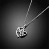 High-End Heart-Shaped Mom Necklace with Rhinestone Pendant - Perfect Mother's Day Jewelry