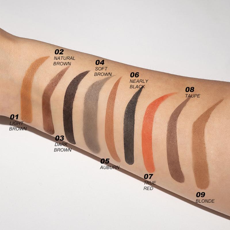 YOUNG VISION Lazy Eyebrow Powder Hairline Powder Face Contour Shadow Powder Stamp Brow Powder Eyebrow Pencil