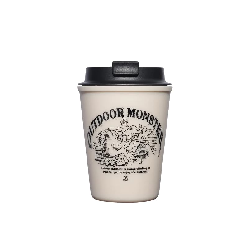 RIVERS Wall Mug Sleek Unplugged ODM Beige & Micro Coffee Dripper 2 Tan, Outdoor Use, Easy Dripper Set