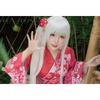 [Milky Time] Eromanga Sensei Izumi Sagiri Yukata Cosplay Costume with Wig, Red, Halloween, Kimono