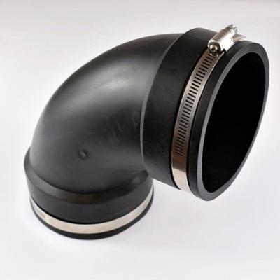 Flexibele PVC Koppeling 90mm Zonder Lijm - Herbruikbaar en Eenvoudig te Installeren
