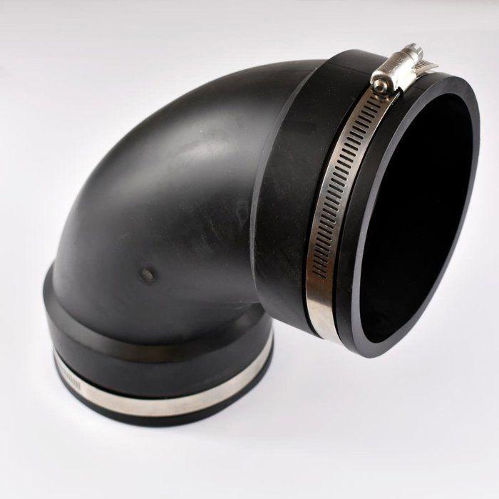 Raccord Flexible PVC, Coude 90mm - Raccord Tuyau sans Colle