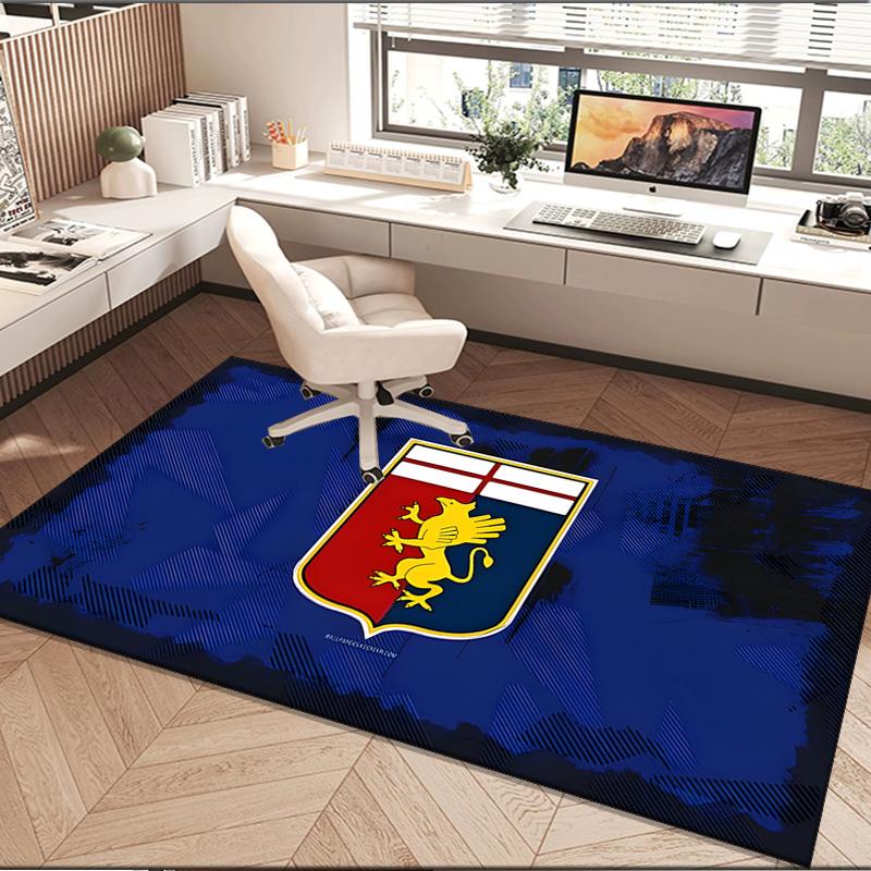 1PC Rug Lion Shield Genoa Carpet, Chair Rug,Area Rug for Office Bedroom Living Rooms Bedroom, Doormat Decor Christmas Fan Gifts