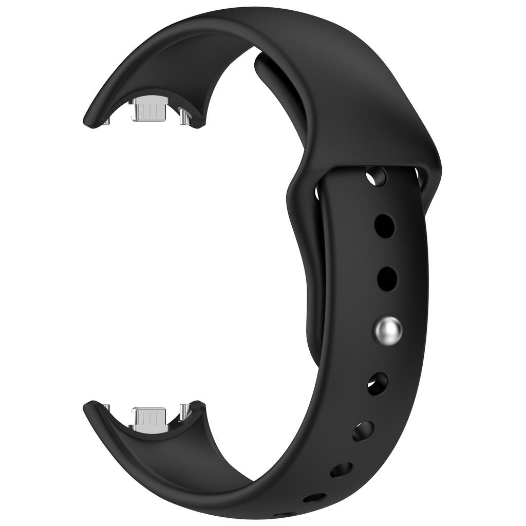 Watch Band for Xiaomi Smart Band 10 NFC/10/9 NFC/9/8 NFC/8 Reverse Buckle Silicone Wrist Strap