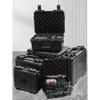 1pc Waterproof Heavy-Duty Protective Tool Box with Pre-cut Sponge Inserts Shockproof Equipment Storage Case for Tools, Cameras