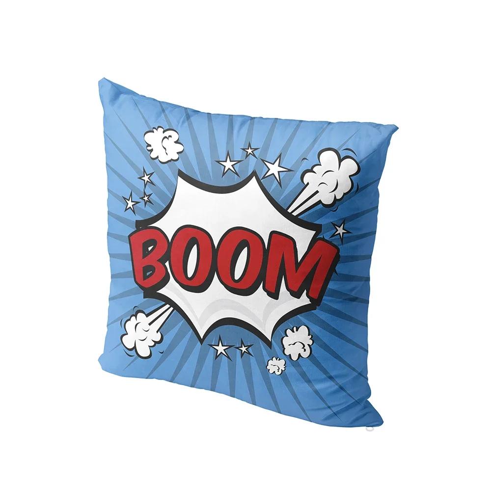 New English Alphabet Printing Fashion Pillowcase Fun Sofa Home Decoration Cushion Cover Living Room Bedroom Throw Pillow Case